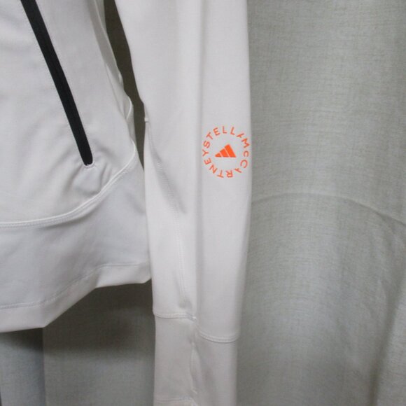 ADIDAS Stella McCartney white stretch breathable athletic Designer jacket - Picture 3 of 12
